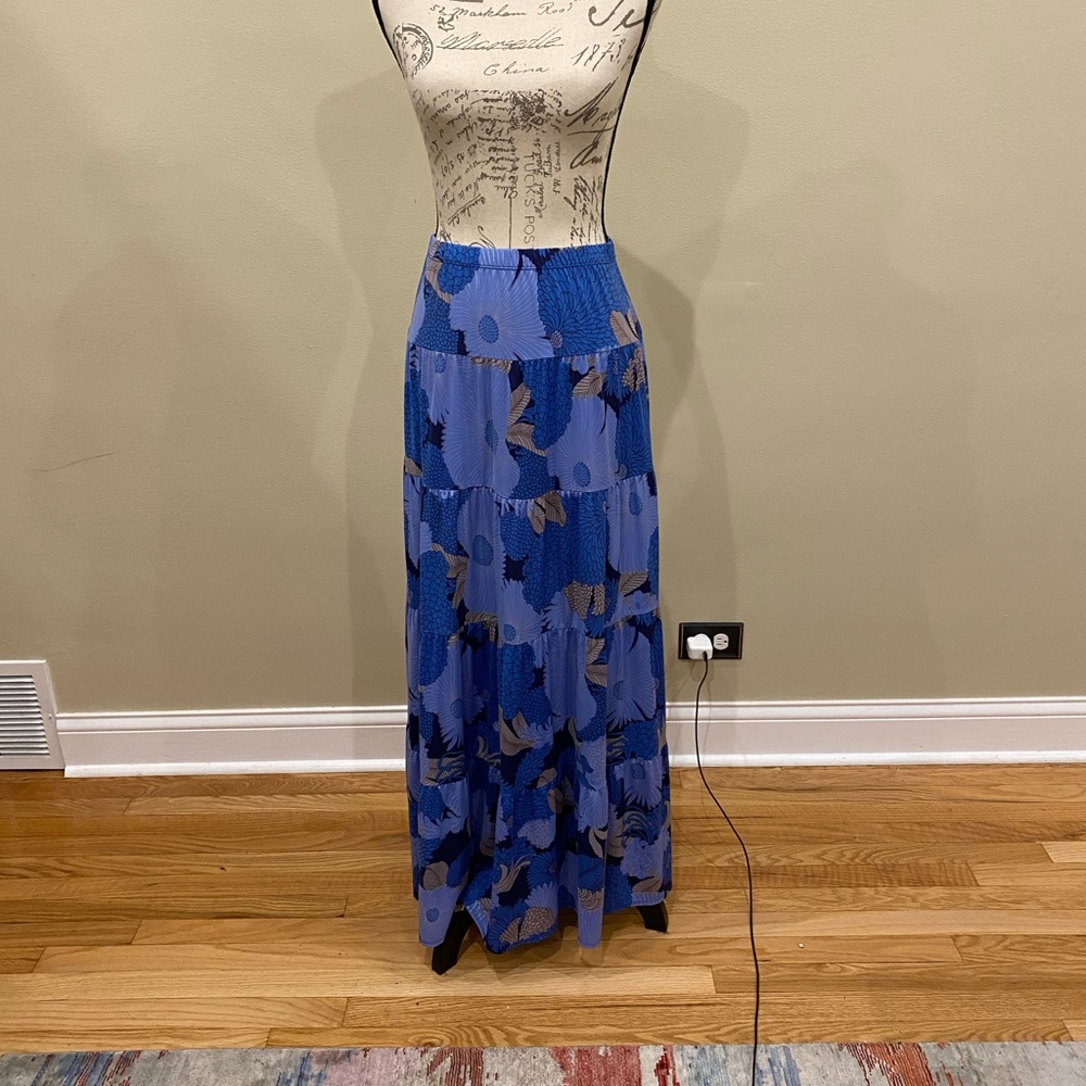 Nikki Paulo’s Maxi Blue Skirt